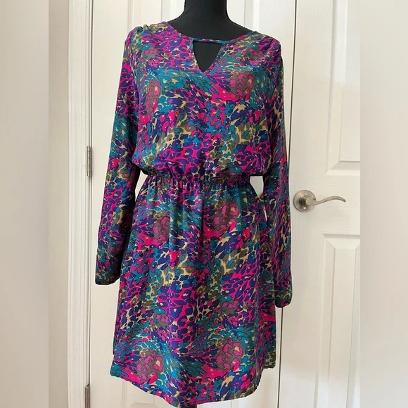 Britt Ryan Silk Printed Dress Size Small EUC - Picture 1 of 9